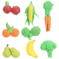 thumbnail image 1 of FELTECHELECTR 1 juego de estatuas de frutas y verduras vívidas, juguetes de comida para niños, frutas y verduras de plástico, juguetes educativos., 1 of 6