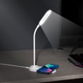 thumbnail image 2 of Lámpara de escritorio LED Pisexur Electronics para hombre, con control táctil, carga inalámbrica y 3 modos de color, ideal para oficina, con cuello de cisne, para niños y organizador de electrónica., 2 of 8
