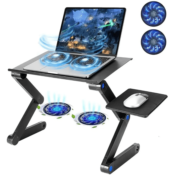 Soporte De Laptop Con Enfriador Gamer Xtellar negro