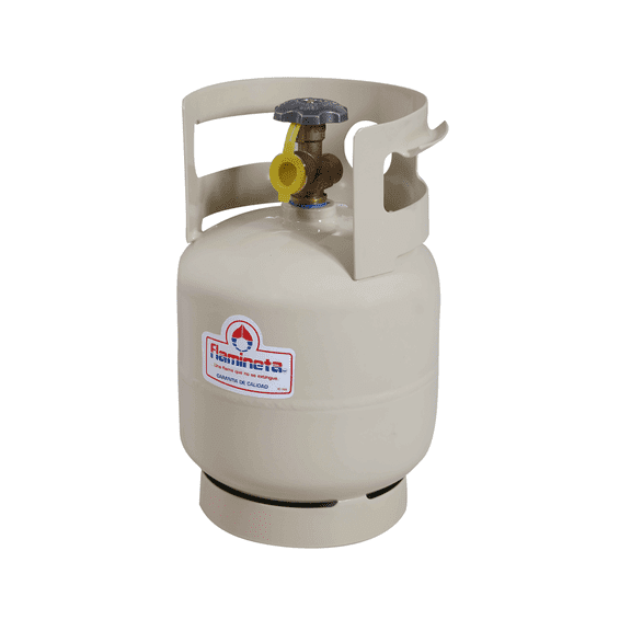 MINI CILINDRO PORTÁTIL PARA GAS LP FLAMINETA DE 2KG