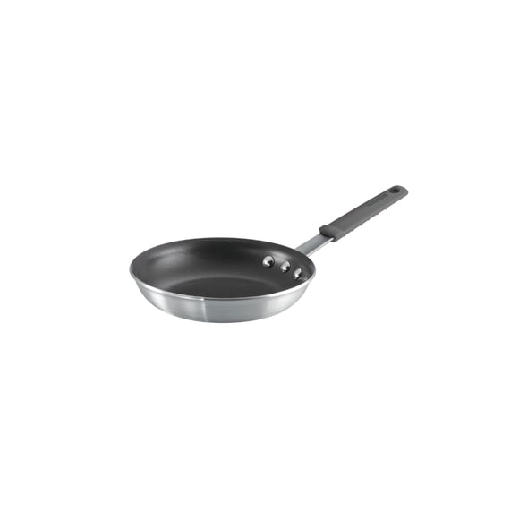 Tramontina Professional - Sartén pequeña antiadherente de 8 pulgadas, sartén de aluminio de calibre pesado con revestimiento antiadherente reforzado, mango gris, apto