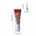thumbnail image 3 of Gel removedor de limpiadores domésticos de alta penetración Adecuado para huecos de azulejos de baño y cocina Limpieza de paredes Fórmulas seguras que no dañan las superficies Gel eliminador de moho, 3 of 3