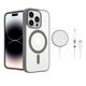 thumbnail image 1 of Funda para Iphone MR. GADGETS Magsafe Uso Rudo + Cargador Inalámbrico Iphone 12/12 Pro Titanio, 1 of 6