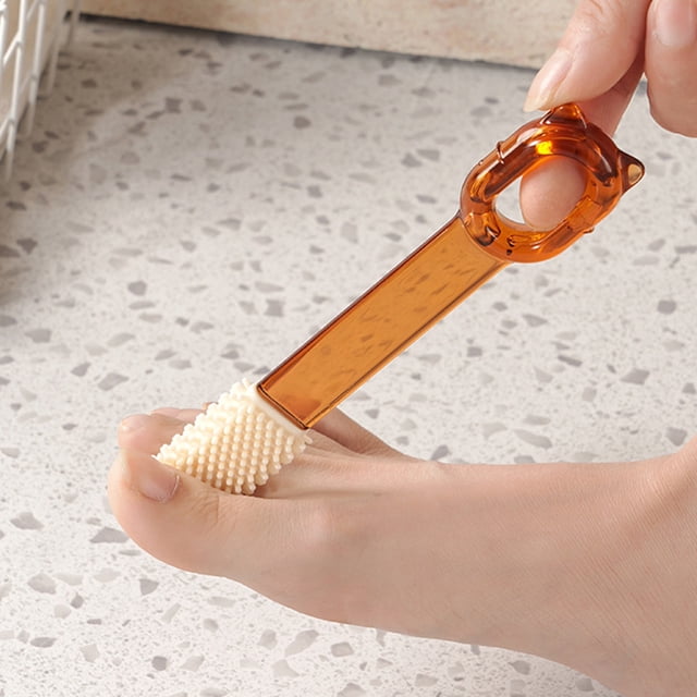 Lima para pies, removedor de callos, herramienta de pedicura con cepillo exfoliante, rastrillo para callos, 19 x 3.5 cm para limpieza de talón y planta del pie.
