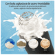 thumbnail image 2 of Vaso Shaker Bloosom  Acero Inoxidable Shaker Gym Proteina Negro, 2 of 4