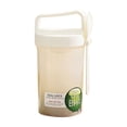 thumbnail image 2 of Vaso portátil para desayuno de avena con cuchara | Bandeja de hielo desmontable para almacenar en frío | Tapa a prueba de fugas, 2 of 6