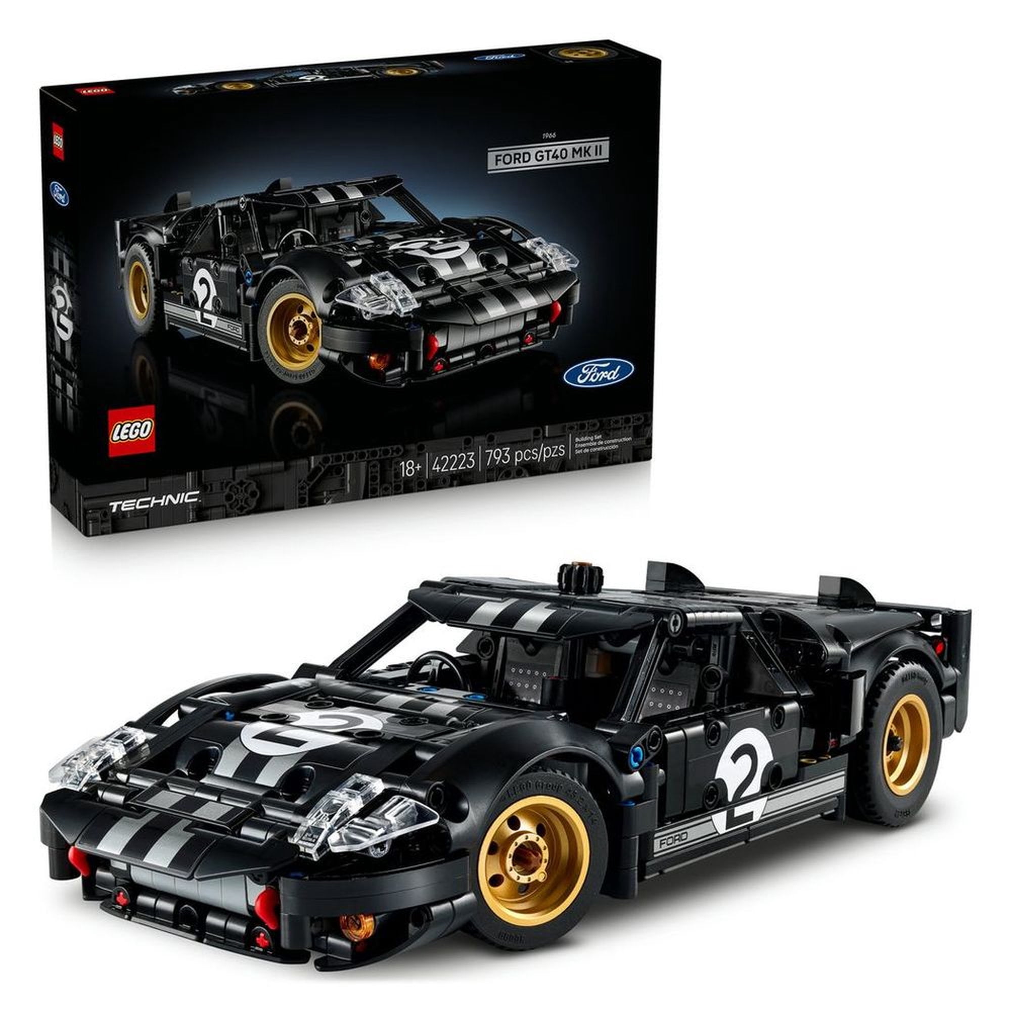 Set LEGO Technic Auto de Carreras Ford GT40 MKII de 1966 42223