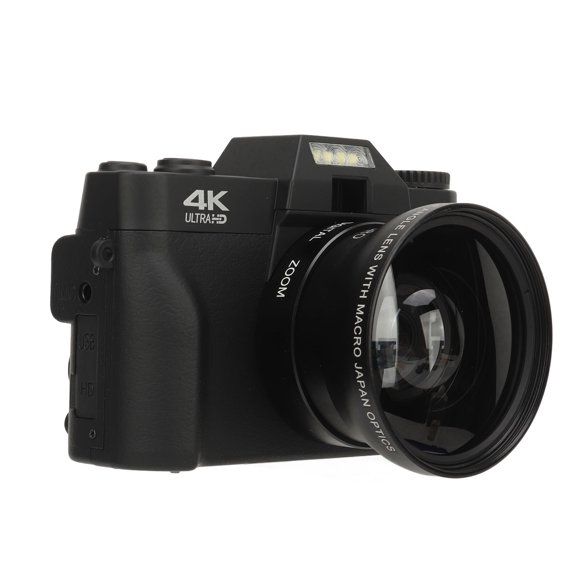 Cámara Digital 4K, Grabación De 48MP Mientras Se Carga La Cámara De Vlogging 1500 MAh ABS AUTOFOCUS 16X Digital Zoom Por Regalo