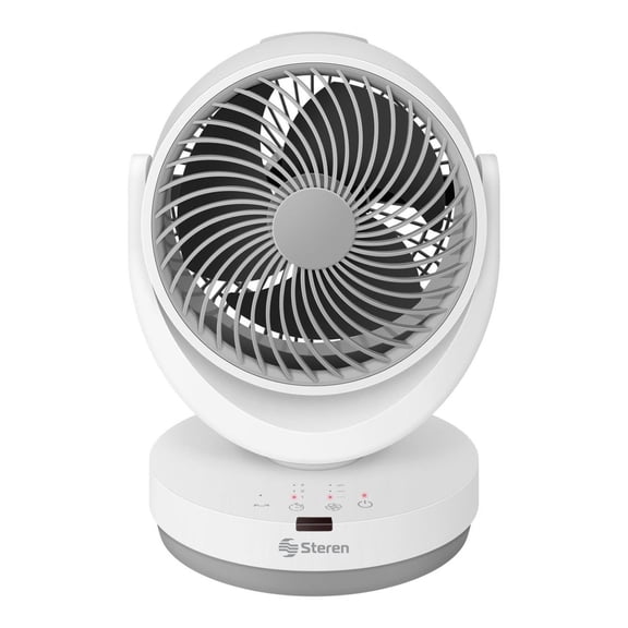 Ventilador Oscilante Steren con Ajuste de Velocidad y Temporizador para Escritorio