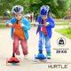 thumbnail image 4 of Monopatin Scooter para Niños de 2 a 5 Años Hurtle, 3 Ruedas con Luces LED, Mini Kickboard con Freno, Manillar Ajustable de 63 cm a 71 cm, Antideslizante, Patin del Diablo, Azul, 4 of 7