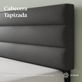 thumbnail image 4 of Base de Cama con Cabecera Queen Size Zinus Piper Tapizada Color Negro. Fácil Armado, para Todas las Edades., 4 of 6