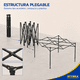 thumbnail image 5 of Carpa Toldo Plegable 3x3 Impermeable y Reforzado STYRKA, 5 of 10