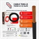 thumbnail image 3 of Cable de Cobre con Aislamiento Negro 10 AWG 100M Iusa, 3 of 5