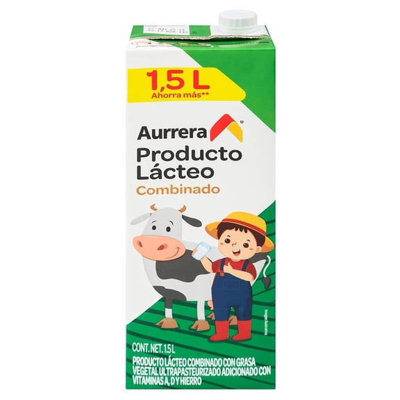 Producto lácteo combinado Aurrera 1.5 l