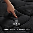 thumbnail image 3 of Cubrecolchón SLEEP ZONE Cooling King Size negro, 3 of 7