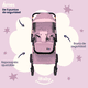 thumbnail image 5 of Carriola Para Bebé Reversible Plegable Tremiti Multiposiciones IBaby rosa, 5 of 9