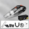 thumbnail image 3 of Aspiradora inalámbrica para coche - aspiración de 9000 Pa, 60 minutos de autonomía, luz LED, uso húmedo/seco, 6 accesorios, portátil para hogar y automóvil, 3 of 9