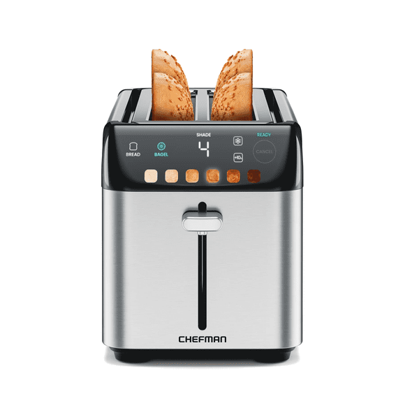 Tostador de Pan Chefman RJ31-SS-T-LSR 4 Panes Digital Acero Inoxidable