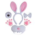 thumbnail image 3 of Conjunto de disfraz de conejo de Pascua, accesorios para sombreros de Cosplay para espectáculos de escenario, Halloween, 3 of 8
