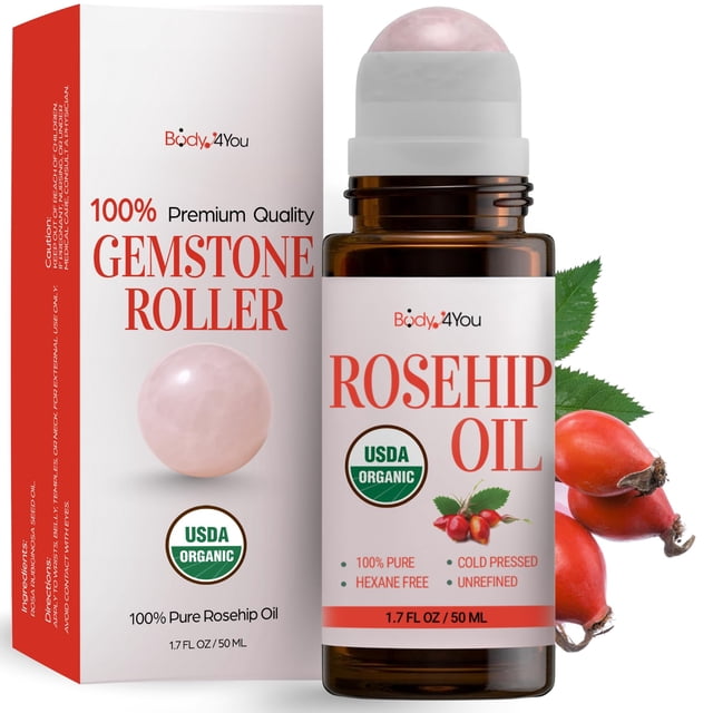 Aceite de Rosa Mosqueta BodyJ4You Roll On 50ml Orgánico USDA
