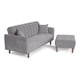 thumbnail image 5 of Sala Modular Sofá Cama Reversible Makora Lino Gris Claro Modelo Avocata, 5 of 8