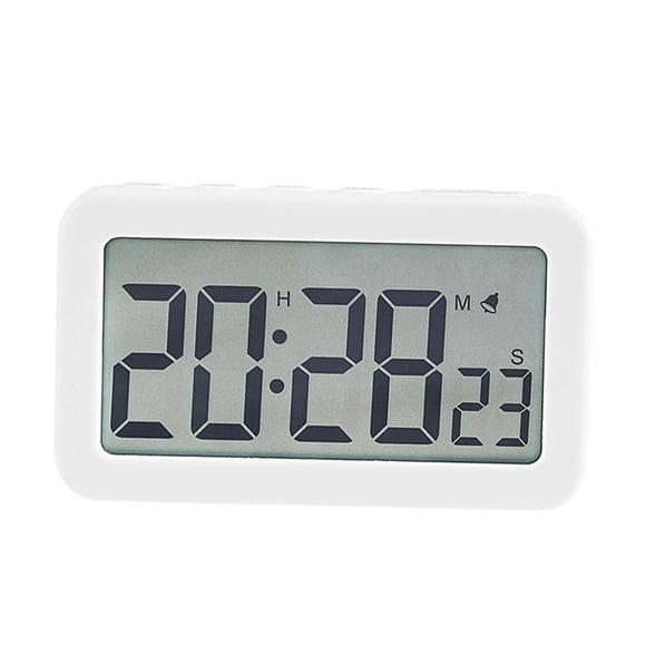 Reloj digital Reloj pequeño Temporizador de cuenta ascendente y descendente Relojes de escritorio Relojes de mesa de escritorio Blanco
