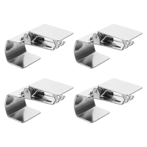 unbranded 4Ud Clips Versátiles Para Sujetar Alfombras Y Telas Color Plata