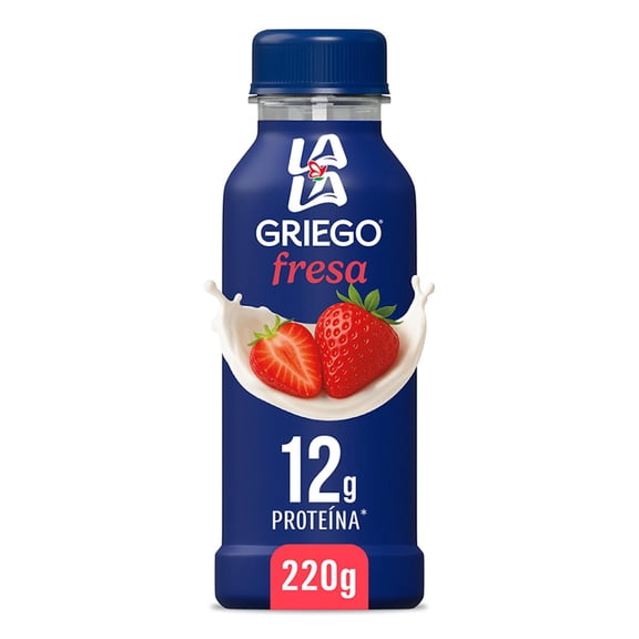 Yogurt Bebible Lala Griego Fresa 220 g