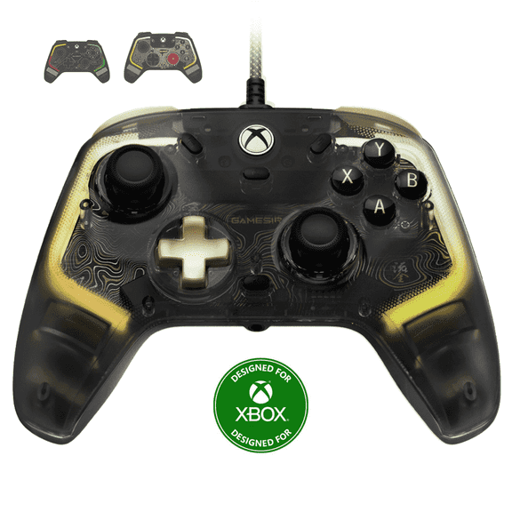 GameSir Controlador con Cable Transparente Kaleid Flux - Compatible con Xbox Series XS, Xbox One, Windows 10/11pza