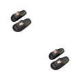 thumbnail image 4 of Sonducket Pantuflas de suela gruesa y , cómodas y elegantes, con plataforma y punta abierta, pantuflas para hombre y mujer, zapatillas con punta Negro 44/45.1 2piezas, 4 of 6