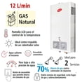 thumbnail image 4 of Calentador instantáneo Iusa Enerhit 12 L Gas Natural blanco, 4 of 6