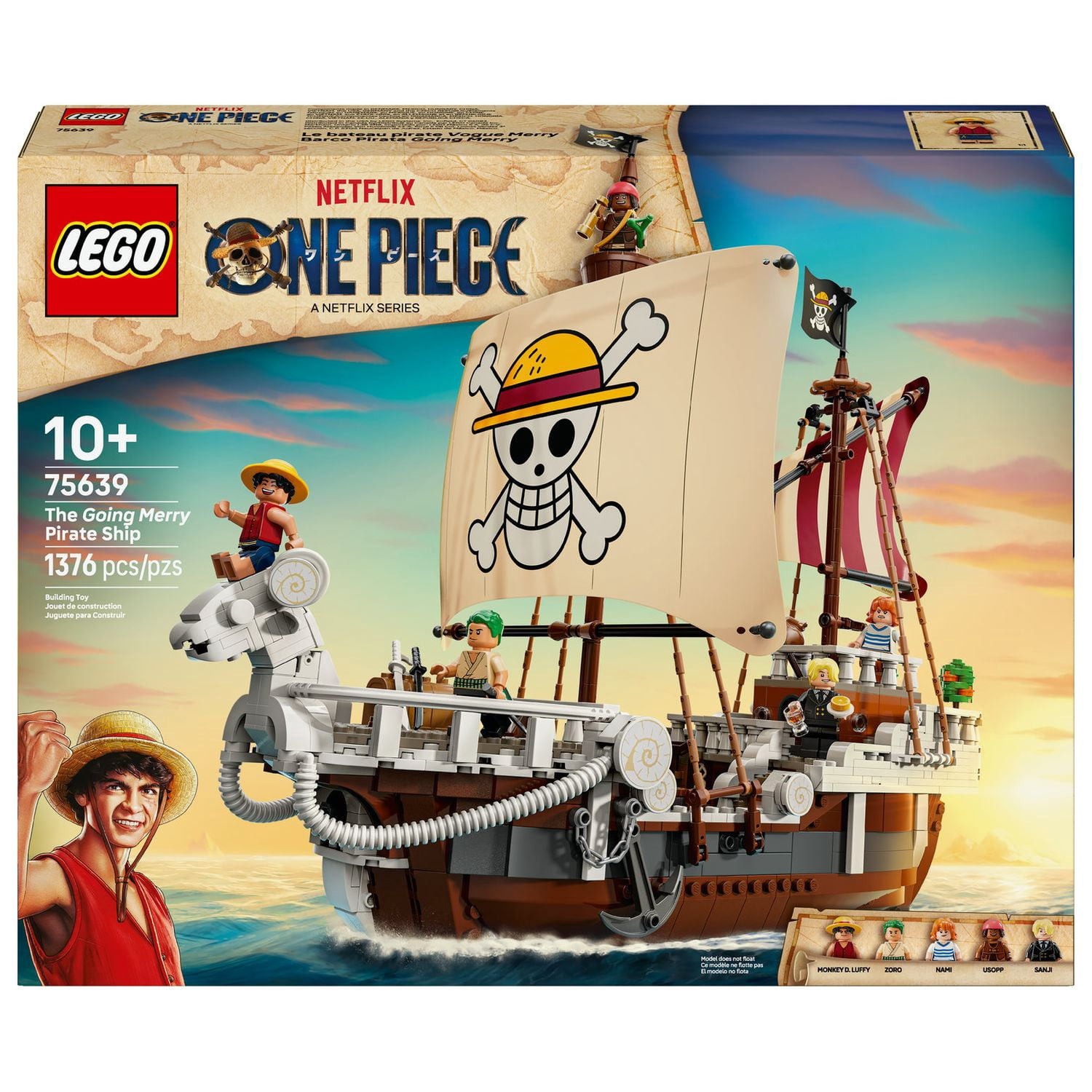 Set LEGO ONE PIECE Barco Pirata Going Merry