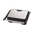 thumbnail image 3 of Panini Press Grill Parrilla eléctrica interior Desayuno Sandwich Maker Máquina para hornear pan, 3 of 9