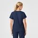 thumbnail image 3 of Set de filipina estilizada con cuello en V con pantalón doble cargo frontal liso para mujer color azul marino - Marca Wink, 3 of 4