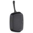 thumbnail image 3 of Grill Pan Nonstick Design Heat Resistant Handle Fast Heat Conduction Iron Stripe Frying Steak Skillet for Home Kitchen 22cm-OEIN, 3 of 5