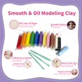 thumbnail image 2 of Set de plastilina MODOH de 12 colores a base de aceite, 600 g, 2 of 9