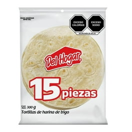 Tortillas Del Hogar de harina de trigo 15 pz 300 g