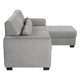 thumbnail image 3 of Sofá Love Chaise Derecho en L Eros 3 Plazas Gris para Sala, 3 of 8