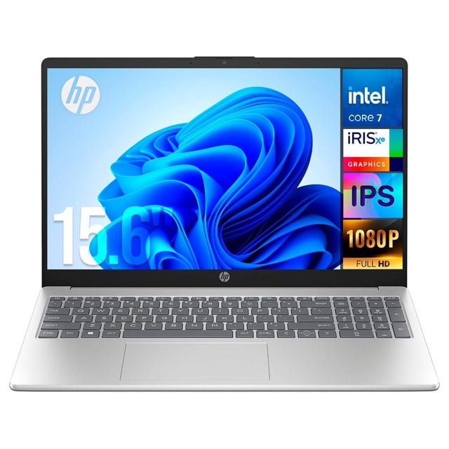 Laptop HP 15-fd0127dx Intel Core I7 1355U 16GB DDR4 SSD 512GB Pantalla 15.6" Touch IPS FHD Windows 11 Teclado Ingles Reacondicionado