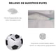 thumbnail image 4 of Sillón Puff Lunics Balón Soccer Grande Negro, 4 of 5