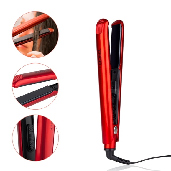 Plancha de Cabello Timco® Ceramic + Carbón Activado Antifriz PK-R