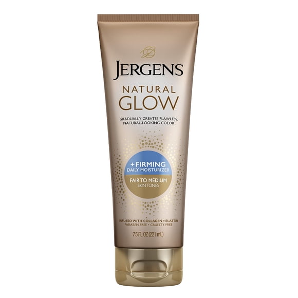 Autobronceador Jergens Natural Glow REAFIRMANTE 220 ml para piel clara