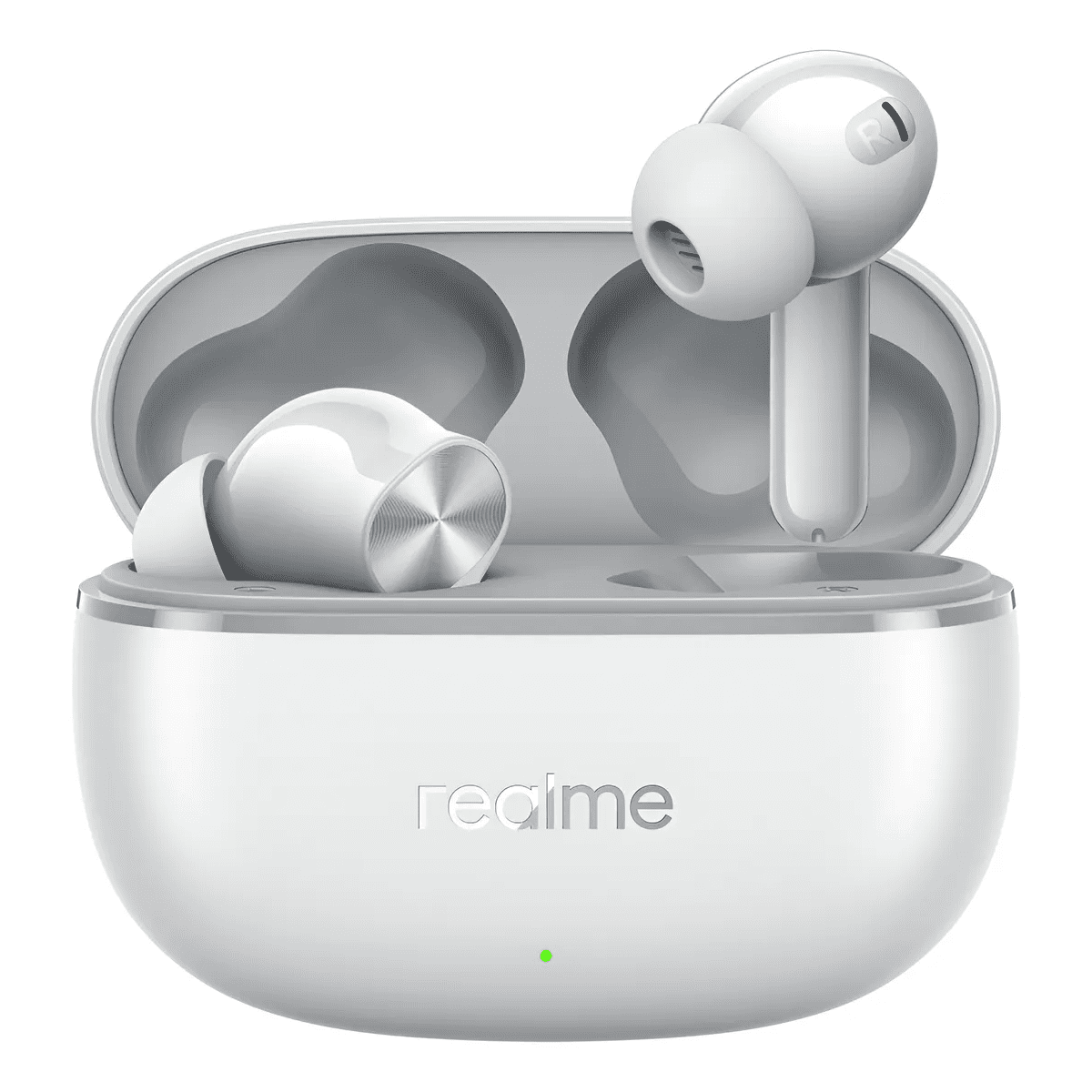 Realme Buds T200 Lite Earbuds Auriculares Inalámbricos 4 Micrófonos 48H Batería Bluetooth 5.4 Gris