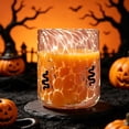 thumbnail image 4 of CaiYueKe Halloween Icon Glass Cups - Pumpkin, Ghost, Bat, Cat Icon Juice Glasses Double Old Fashioned Drinking Cups - Ideal for Halloween Party Decoration, Friends Lovely Gifts, 4 of 7