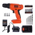 thumbnail image 1 of Taladro/destornillador inalámbrico BLACK+DECKER 20V MAX POWERECONNECT LD120VA, 1 of 7