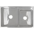thumbnail image 2 of Fregadero Tarja Acero Inox 2 Tinas Gutstark 32 x 40 x 20 cm Escurridor Cocina Dispensador Jabon, 2 of 8