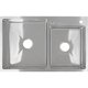 thumbnail image 2 of Fregadero Tarja Acero Inox 2 Tinas Gutstark 32 x 40 x 20 cm Escurridor Cocina Dispensador Jabon, 2 of 8