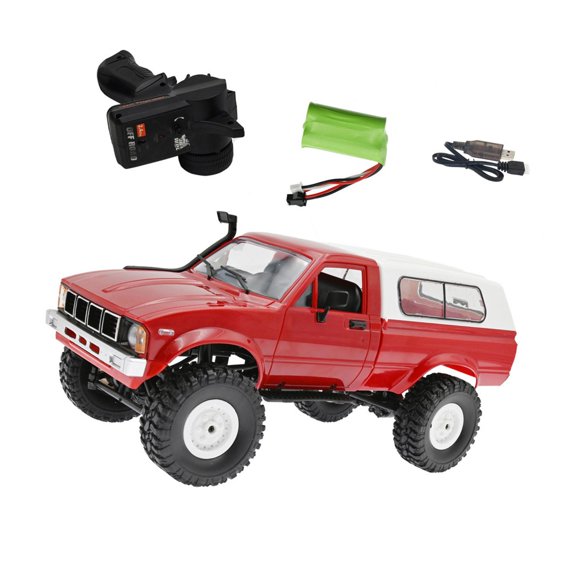 1/16 180 Motor Gifts 50M Control remoto Modelo de coche de control remoto multifuncional Rojo