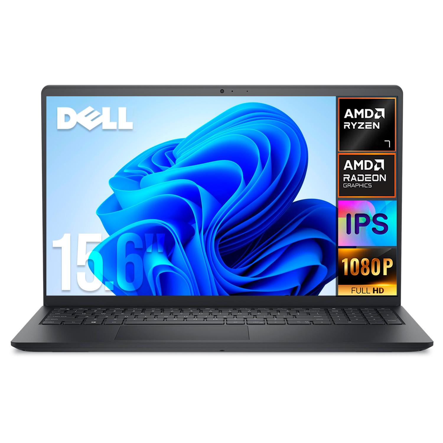 Laptop DELL 15 DC15255 AMD Ryzen 7 7730U 32GB DDR4 SSD 1TB Pantalla 15.6" Touch IPS FHD Windows 11 Teclado Ingles