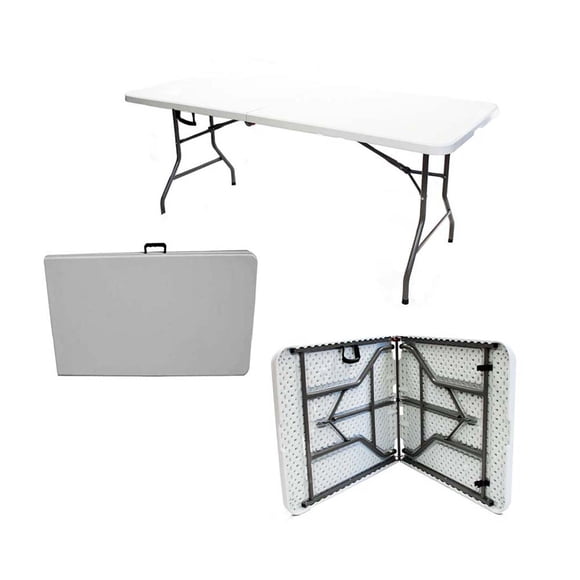 Mesa Plegable Portafolio 1.80m Plástico Jardin Evento Vanlig EMME